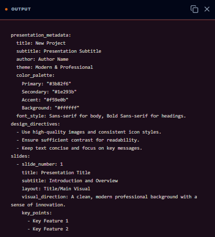 Slide YAML Generator